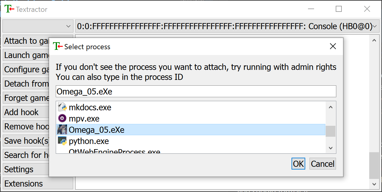 Textractor UI